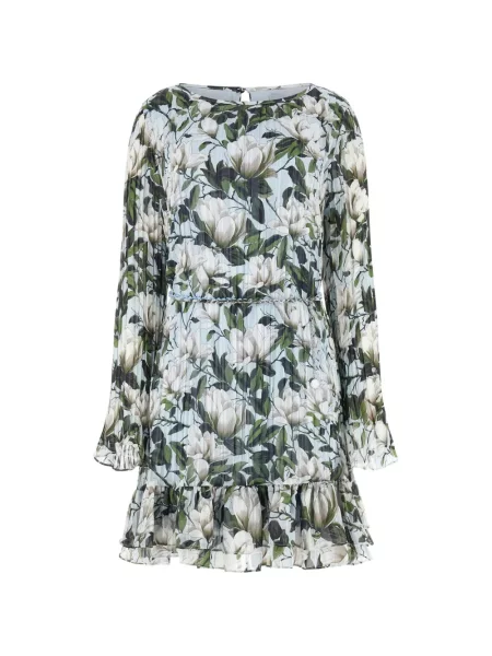 Rochie mini Guess cu model floral albastru