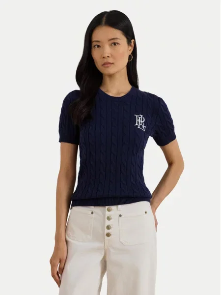LAUREN RALPH LAUREN Sweter Granatowy niebieski