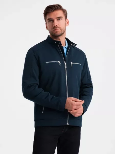 Яке Ombre синьо