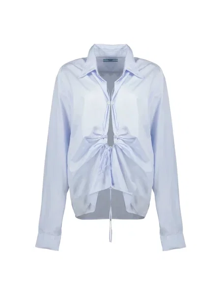 Bluzka Prada elegancka niebieska