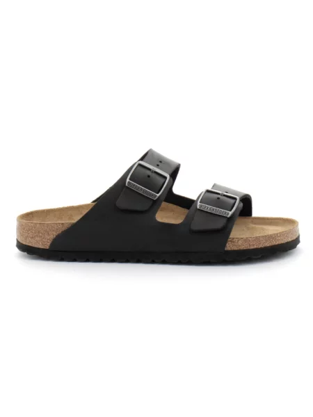 Klapki Birkenstock zamszowe czarne