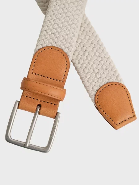 Ремінь Gant з перлами білий
