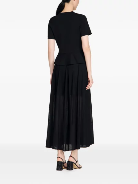 Rochie Sandro tricotate de costum negru