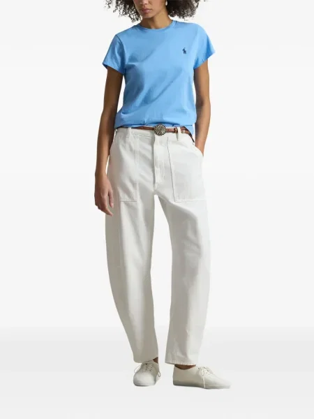 Ριγέ δερμάτινος κάλτσες Polo Ralph Lauren με κορδόνι μαύρο