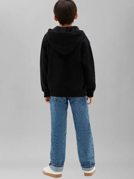 Суичър с качулка Calvin Klein Jeans черно