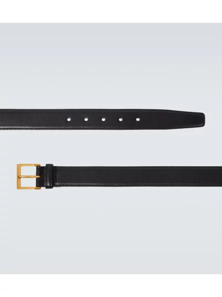 Curea Saint Laurent din piele negru