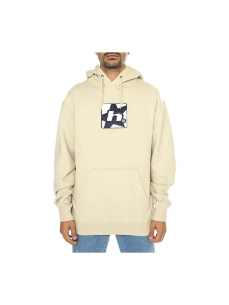 Bluza z kapturem Huf beżowa