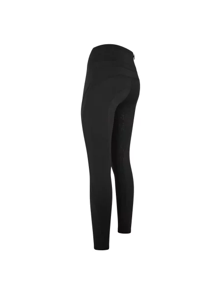 Legginsy jeździeckie z pełną przyczepnością Easy Rider Dietse czarne