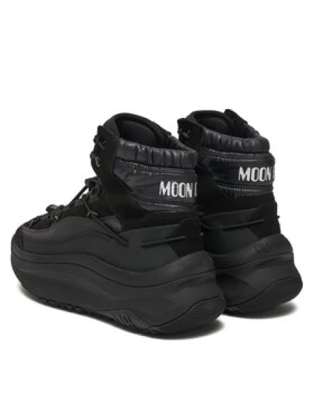 Pánske Zimné Topánky Moon Boot Xlace Mid čierne