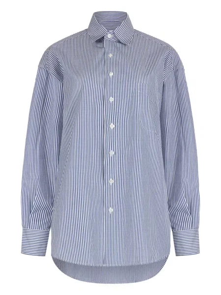 Koszula Paramidonna w paski niebieska