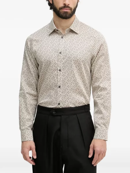 Długa koszula Armani Exchange z nadrukiem