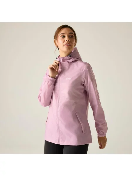 Kurtka trekkingowa Pack It Jacket III kieszonkowa przeciwdeszczowa fioletowa
