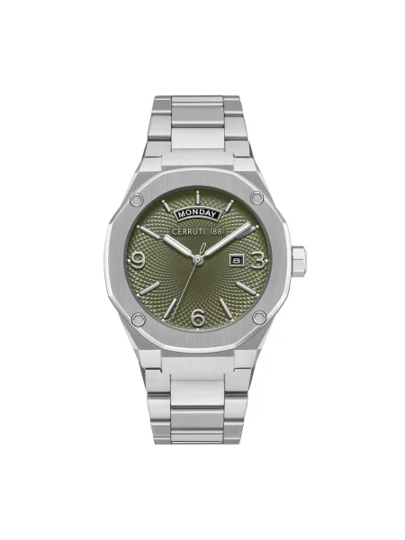 CERRUTI Analogové hodinky Date watch Razzuolo' zelená