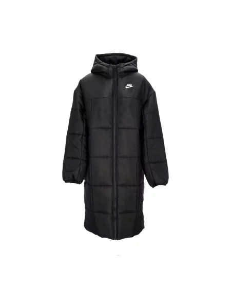 Długa kurtka puchowa Nike czarna