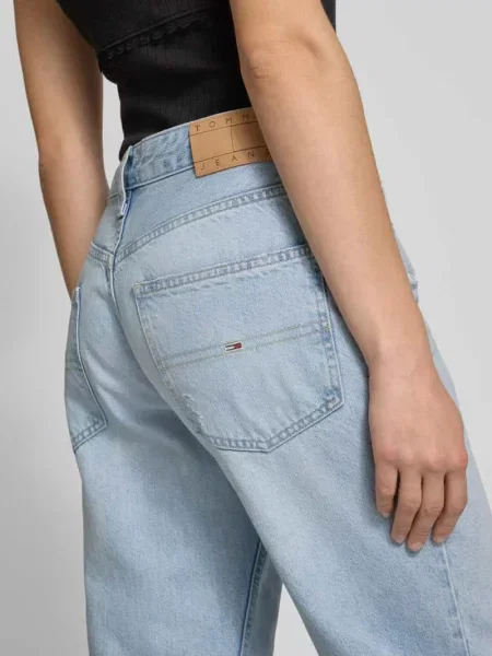Tommy Jeans jeansy high waist niebieskie