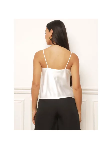 Top La Modeuse alb