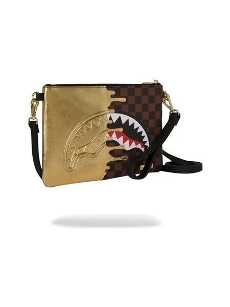 Taška Sprayground z ekologickej kože hnedá