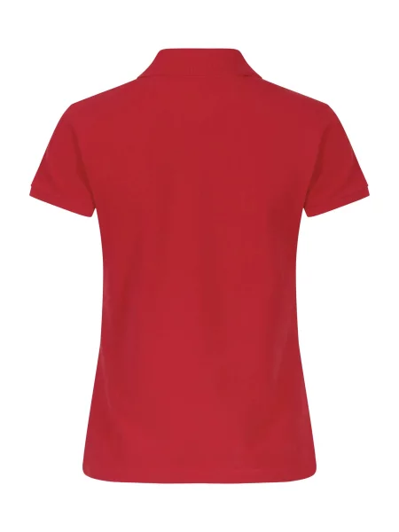 Clique Heavy Premium Polo z czesanego bawełnianego dżerseju ciężka – red czerwona