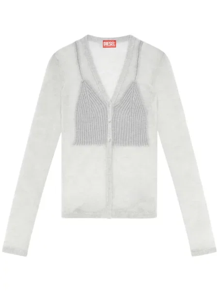 Cardigan Diesel tricotate gri