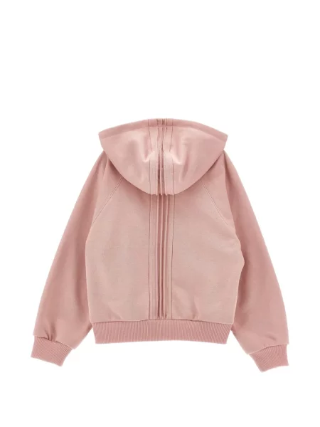Bluza z kapturem dziecięca Ermanno Scervino różowa
