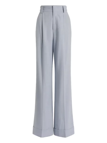 Pantaloni Alberta Ferretti albastru