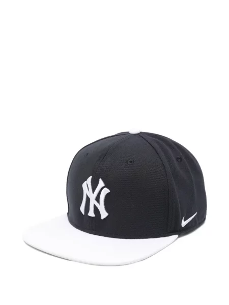 Pulover Nike cu broderie albastru