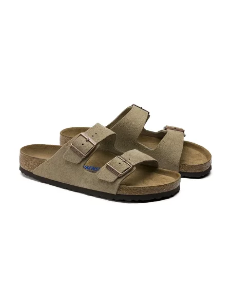 Замшевые шлепанцы Birkenstock