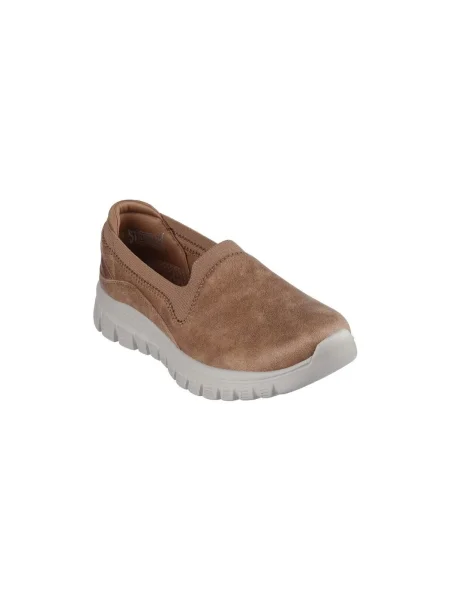 Slip on félcipő Skechers szürke