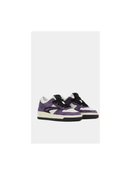 Sneakersy D.a.t.e. zamszowe fioletowe