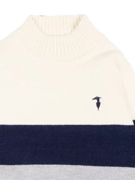 Sweter dziecięcy Trussardi szary