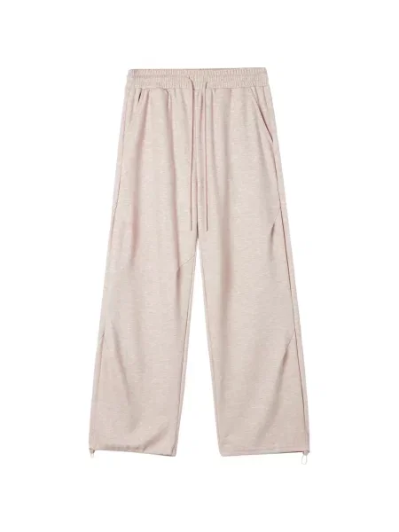 Pantaloni B+ab alergare cu cordon roz