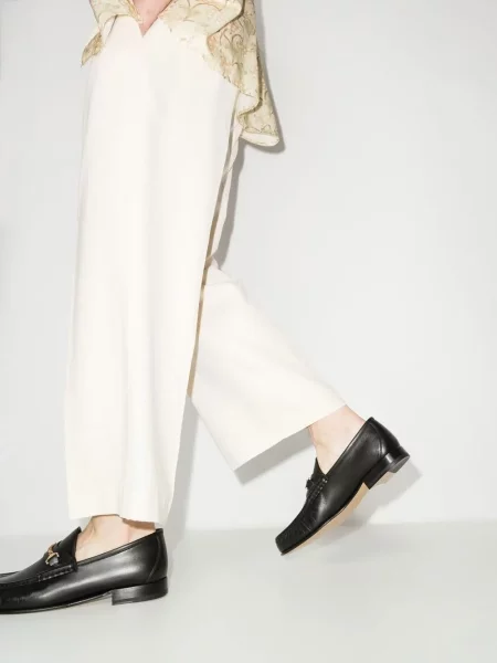Pantofi loafer Hyusto slip-on negru