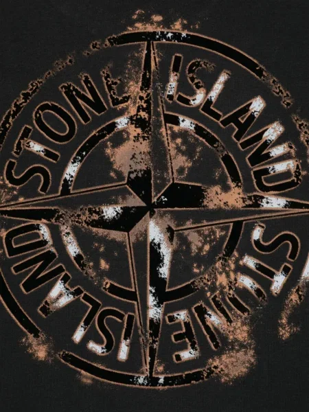 Koszulka dziecięca Stone Island czarna