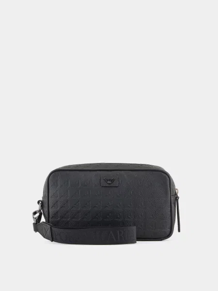 Emporio Armani Мессенджер Шкіра чорний