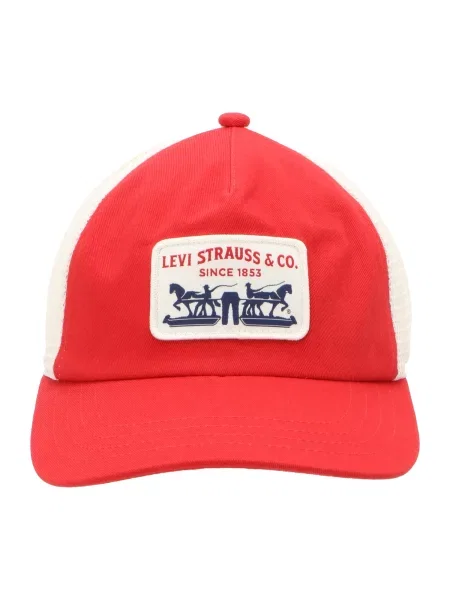 LEVI'S ® Čiapka PRESIDIO TRUCKER EDEN / biela červená
