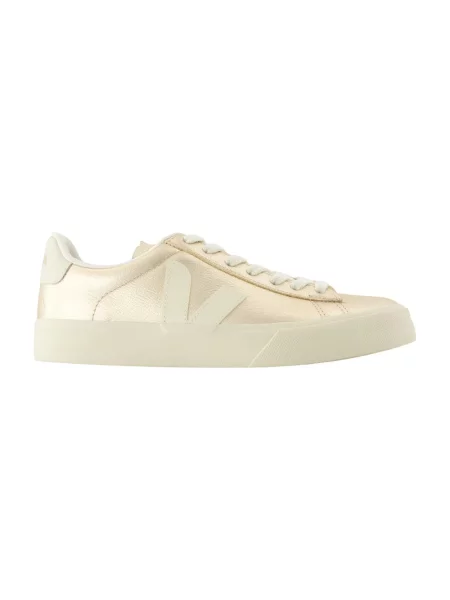 Sneakersy Veja Campo skórzane żółte