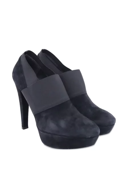 Cizme scurte Stuart Weitzman cu platformă negru