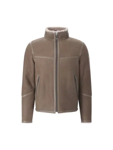 Kurtka skórzana Belstaff brązowa