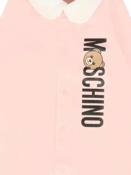 Piżama dziecięca Moschino różowa