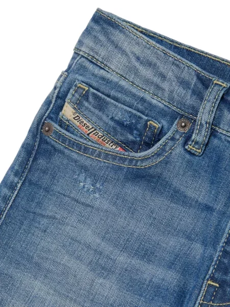 Szerokie jeansy dziecięce Diesel 1978 niebieskie