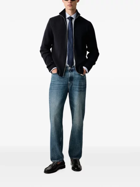 Cardigan Lindbergh tricotate albastru