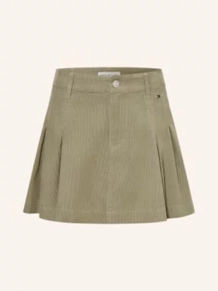 Tommy Hilfiger Kordová Sukně khaki
