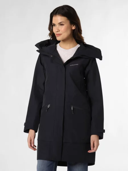 Didriksons Parka Ilma Kobiety jednolity 36 niebieski