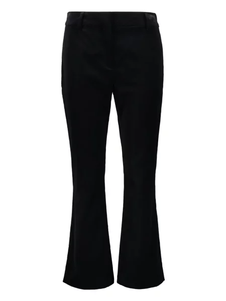 Aksamitne spodnie Cedric Charlier czarne