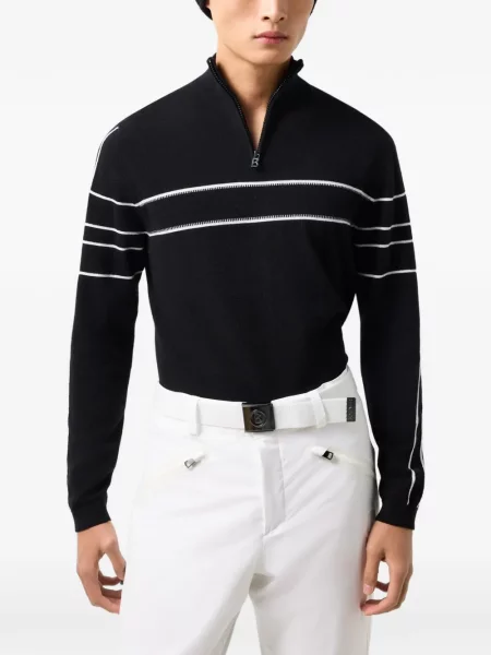 Pulover Bogner cu dungi negru