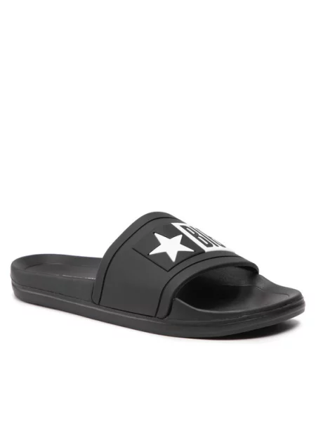 Pantofle Big Star Shoes s autogramem černé