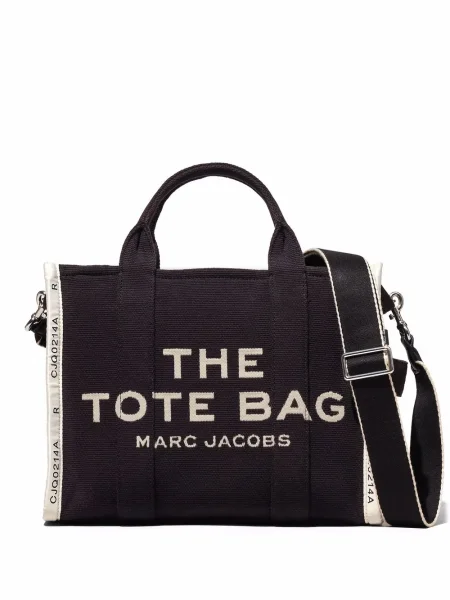 Marc Jacobs Geantă shopper THE JACQUARD MEDIUM negru