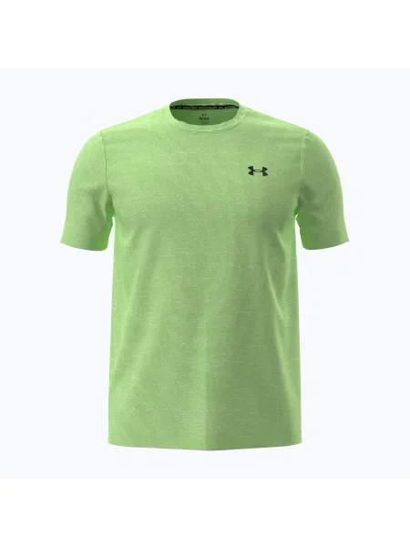 Tricou de antrenament pentru bărbați Under Armour Vanish Seamless Novelty lumos lime/black negru