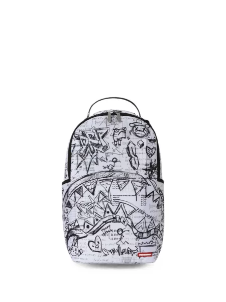Plecak Sprayground z nadrukiem biały