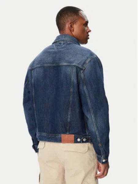 Jeansová bunda Tommy Jeans modrá